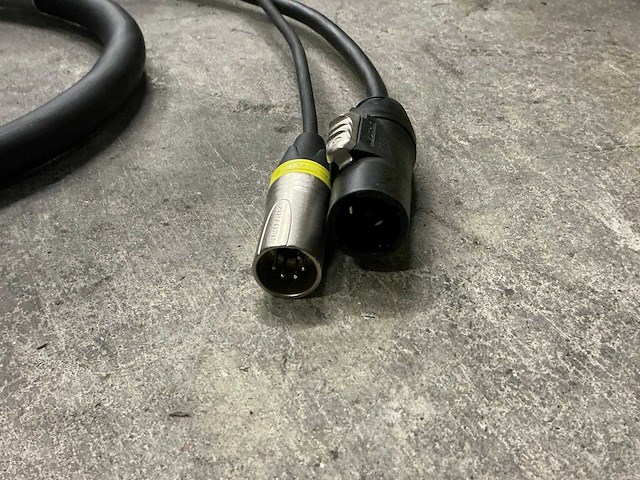 Draka combi kabel powercom true1 + xlr 5p 1,5m (10x) - afbeelding 3 van  4