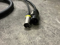 Draka combi kabel powercom true1 + xlr 5p 1,5m (10x) - afbeelding 3 van  4