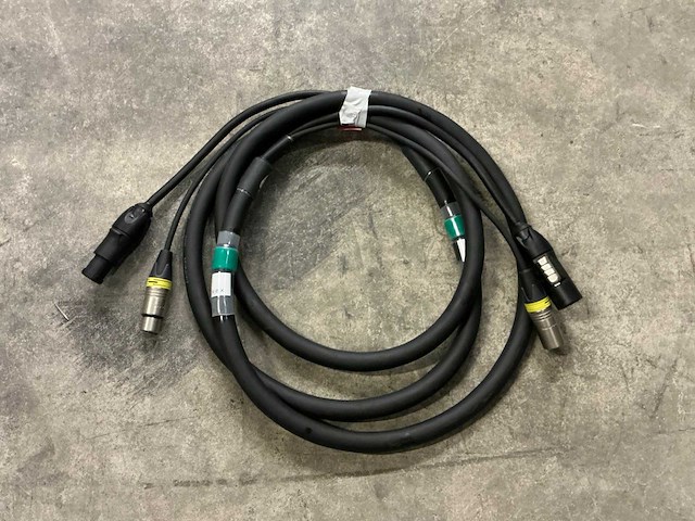 Draka combi kabel powercom true1 + xlr 5p 3m (10x) - afbeelding 1 van  4