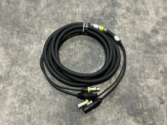 Draka combi kabel powercom true1 + xlr 5p 5m (10x) - afbeelding 1 van  5