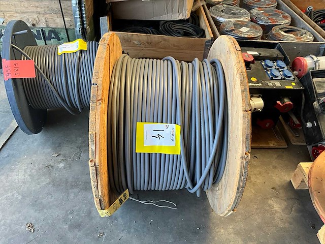 Draka kabel op haspel (2x) - afbeelding 3 van  6