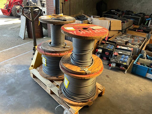 Draka kabel op haspel (4x) - afbeelding 3 van  10
