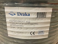 Draka u/utp cat.5e profit 16mm rol á 100m voorbedraade flexibele buis - afbeelding 2 van  2