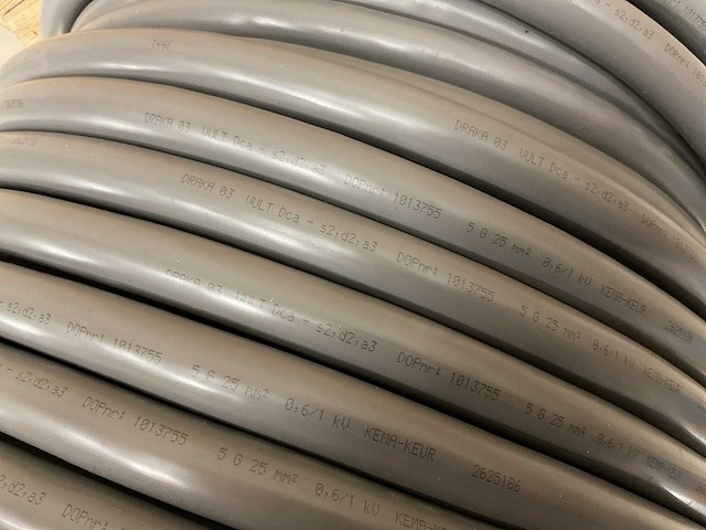 Draka vult dca-s2 5g25mm2 haspel á 75m installatiekabel - afbeelding 3 van  3