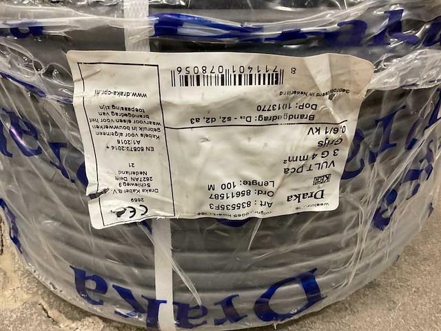 Draka vulta dca 3g4mm2 rol installatiedraad - afbeelding 2 van  2