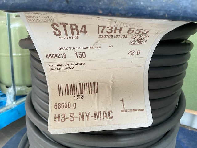Draka vulto dca s2, d2, a3 stroomkabel - afbeelding 4 van  4