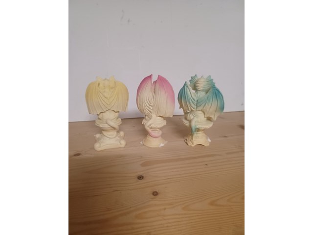 Draken horen zien en zwijgen nr kl048 3 pcs aantal 1 set. - afbeelding 3 van  5