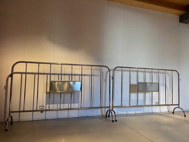 Dranghek - rvs - construction fence - 2026 (75x) - afbeelding 9 van  10