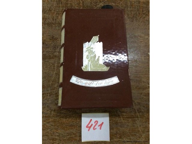 Drankhouder in boekvorm h:18. - afbeelding 1 van  2