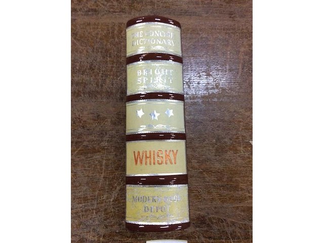 Drankhouder in boekvorm h:18. - afbeelding 2 van  2