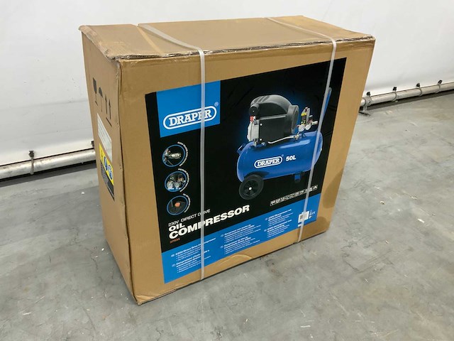 Draper - 50l - luchtcompressor - afbeelding 2 van  4