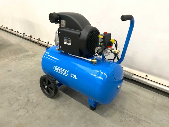 Draper - 50l - luchtcompressor - afbeelding 9 van  13