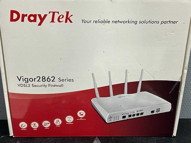 Draytek - vigor2862 vdsl2 - security firewall wifi, router & switch - afbeelding 11 van  15