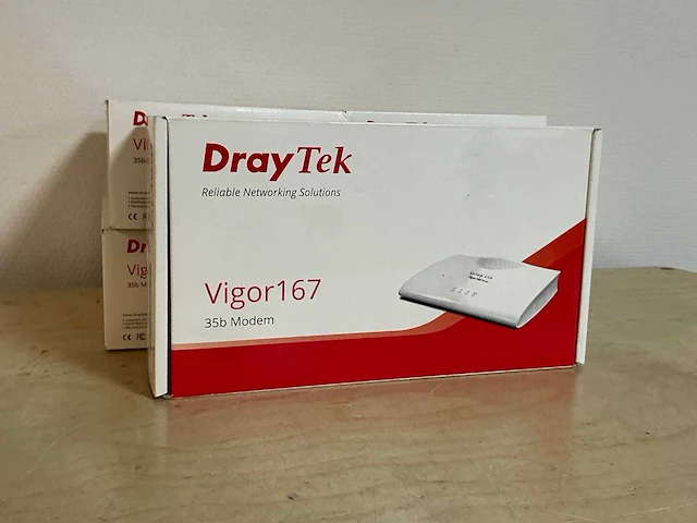 Draytek vigor167 modem (5x) - afbeelding 1 van  3
