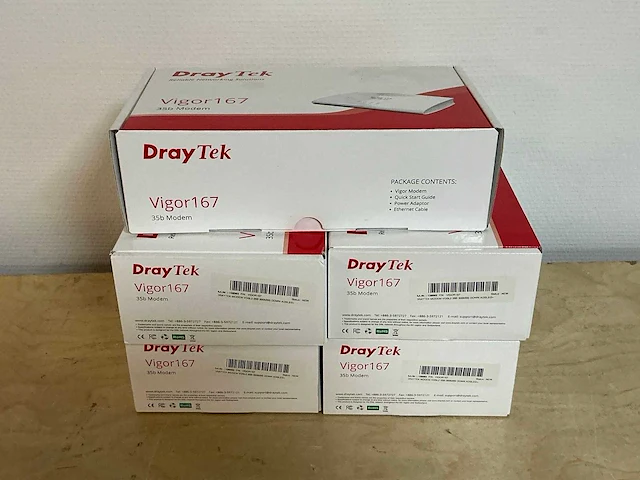 Draytek vigor167 modem (5x) - afbeelding 2 van  3