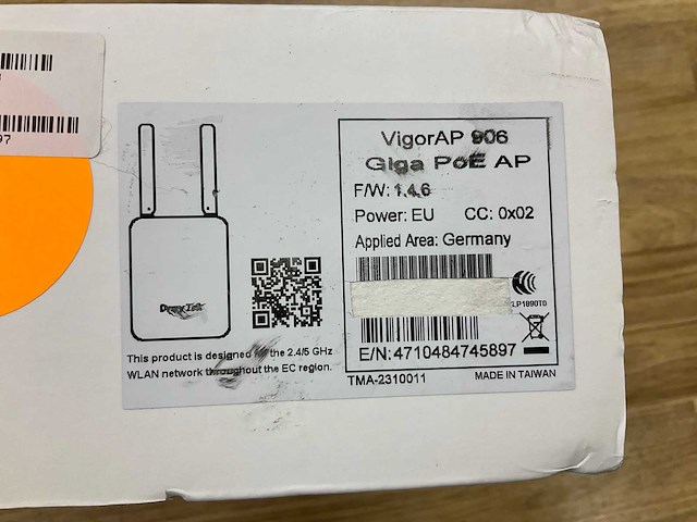 Draytek vigorap 906 accespoint - afbeelding 3 van  3