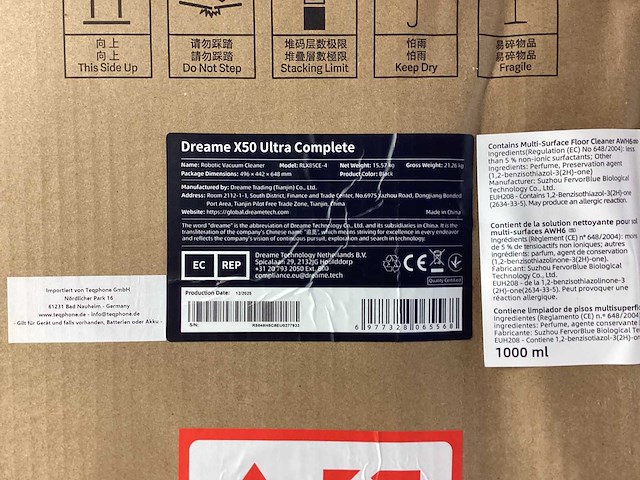 Dreame - x50 ultra complete - robotstofzuiger - robotstofzuiger - afbeelding 3 van  3