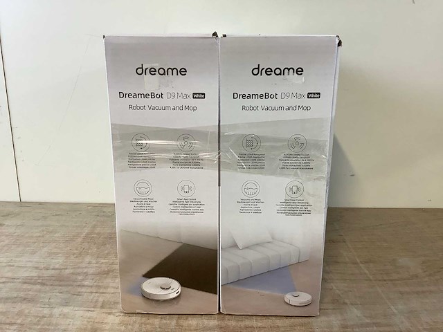 Dreame d9 max robotstofzuiger (2x) - afbeelding 2 van  11