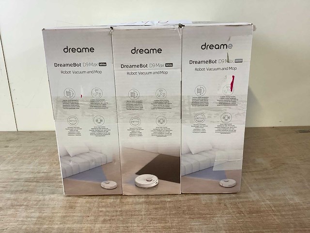 Dreame d9 max robotstofzuiger (3x) - afbeelding 11 van  18