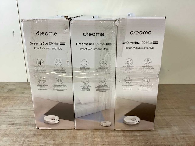 Dreame d9 max robotstofzuiger (3x) - afbeelding 12 van  19