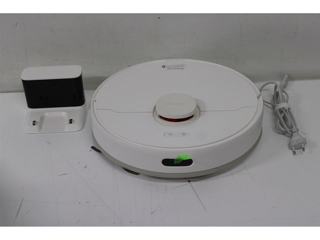 Dreame d9 max robotstofzuiger en dweil ldsnavigatie tapijt, harde vloeren en huisdierhaar wit - afbeelding 5 van  6