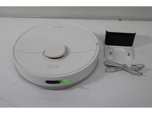 Dreame d9 max robotstofzuiger en dweil ldsnavigatie tapijt harde vloeren en huisdierhaar wit - afbeelding 5 van  6