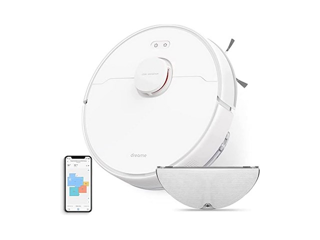 Dreame d9 max robotstofzuiger en dweil wit - afbeelding 1 van  4