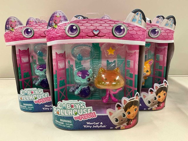 Dreamworks gabby’s dollhouse speelgoed poppetjes (9x) - afbeelding 1 van  3