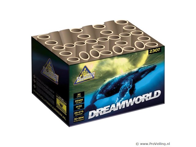 Dreamworld 32 shots 25mm cake - afbeelding 1 van  1