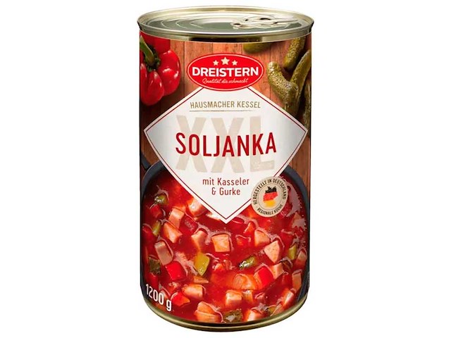 Dreistern soljanka met kasseler en augurk 1200g (36x) - afbeelding 1 van  5
