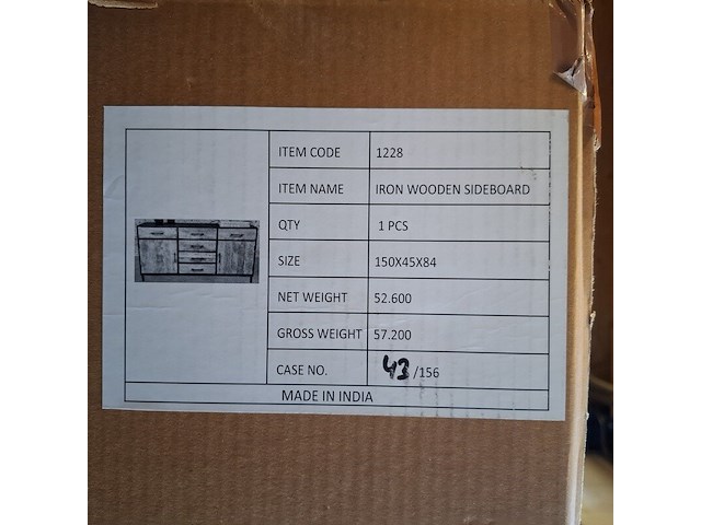 Dressior, mangohout - afbeelding 8 van  9