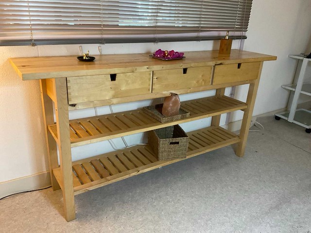 Dressoir 3 lades en 2 legplanken - afbeelding 1 van  5