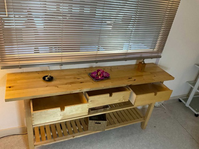 Dressoir 3 lades en 2 legplanken - afbeelding 2 van  5