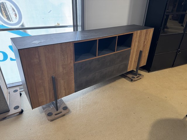 Dressoir, bruin + teak - afbeelding 2 van  4