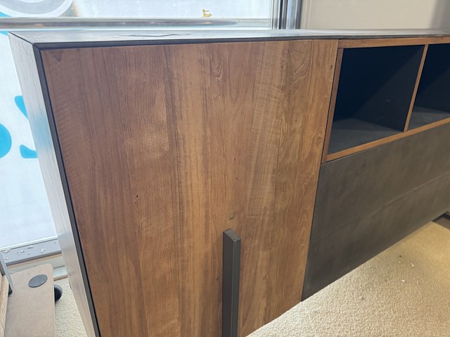 Dressoir, bruin + teak - afbeelding 4 van  4