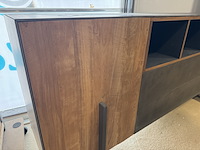 Dressoir, bruin + teak - afbeelding 4 van  4