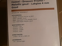 Dressoir coesel, prisma, metallic goud - afbeelding 7 van  9