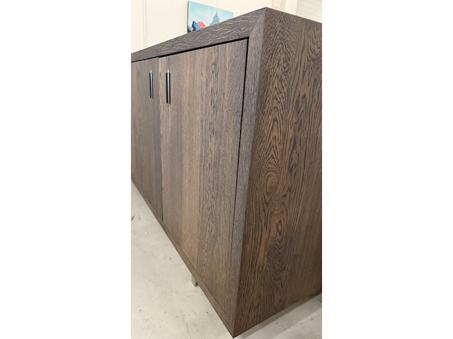 Dressoir, donkereiken, 220x43x83 cm - afbeelding 3 van  3