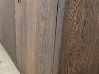 Dressoir, donkereiken, 220x43x83 cm - afbeelding 3 van  3