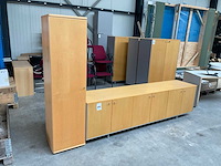 Dressoir en hoge kast beuken - afbeelding 2 van  3