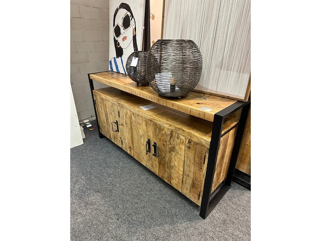 Dressoir kast monaco, mango - afbeelding 2 van  2