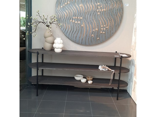 Dressoir kristensen, velvet, mocca brown - afbeelding 1 van  6