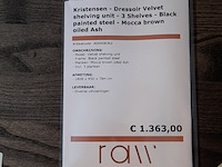 Dressoir kristensen, velvet, mocca brown - afbeelding 2 van  6