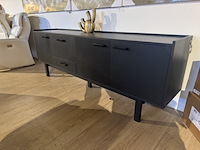 Dressoir label51, cali, zwart - afbeelding 1 van  5