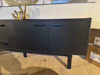 Dressoir label51, cali, zwart - afbeelding 3 van  5