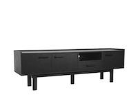 Dressoir label51, cali, zwart - afbeelding 1 van  1