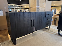 Dressoir, label51, santos, zwart - afbeelding 1 van  5