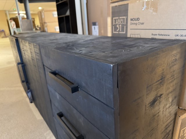 Dressoir, label51, santos, zwart - afbeelding 5 van  5