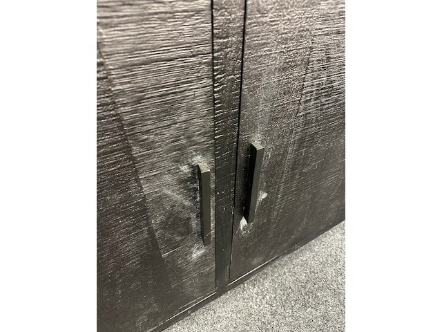 Dressoir, mango, zwart - afbeelding 4 van  4