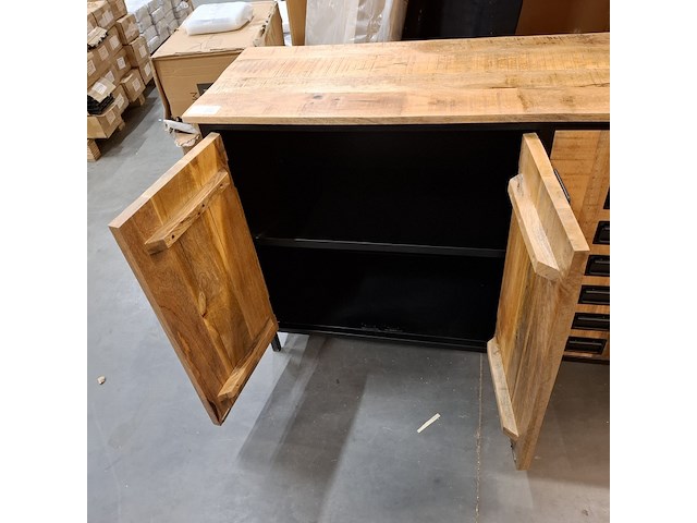 Dressoir, mangohout - afbeelding 7 van  8